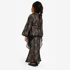 Baju Kurung Moden Lace Handsome Mother And Daughter Clothes Abaya Turkish With Muslim Clothing Dress