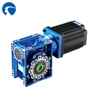 Reducer NMRV050 60 70 Right Angle Output Worm Gear AC Motor NEMA34 Speed Reducer Gearbox