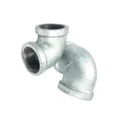 gi pipe fitting names and parts 1/2'' 3/4'' 1'' 90 degree female BSPT threaded malleable iron elbow