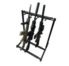 High quality 3 seats hunting rifle vertical gun weapon rack shotgun display stand