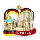 Popular New Design Printed Resin Germany Fridge Magnet Gift