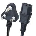 SABS Standard india south africa power cord 10A 16A 250V cable extension power cord
