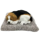 Perfect Petzzz Vivid Realistic Cute Miniature Schnauzer Dog for Gift Plush Toy and Car Accessories Interior Decorative