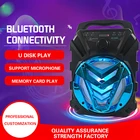 Bluetooth Usb Rechargeable Wireless Microphone Karaoke Bluetooth Portable Speaker USB Singing Speakers