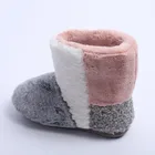 Womens Warm Bootie Slippers Fluffy Plush Indoor Outdoor Winter Comfy House Slippers for ladies