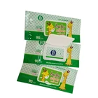 Baby wet wipes bag organic baby cleaning wipe