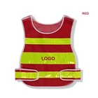 security staff work uniform reflective men black safety vest Subway Safety Reflective Waistcoat