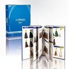 Customized Private Label Hair Color Swatch Book hair dye ice cream colour charts