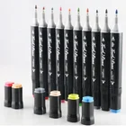 Permanent Dual Nibs Art Marker, Multi Colors Double Headed Sketching Marker