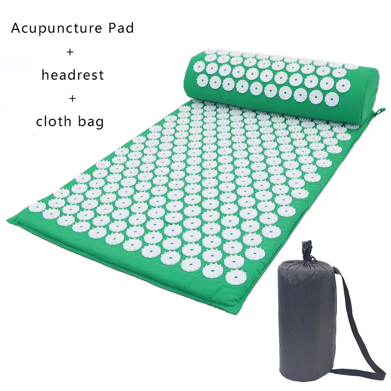 2020 New Product Wholesale Brand Rubber Plastic Spikes Acupressure Mat Massage Yoga Mat