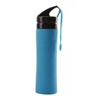 Factory Direct Supply Silicone Sport Collapsible Portable Foldable Water Bottle with Logo Custom