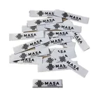 OEM brand t-shirt clothing tag garment custom polyester cotton nylon textile fabric woven label