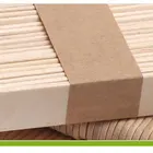 Birch Ice Cream Stick Birch Wood Wooden Sticks Approved 114x10x2mm Birch Wooden Ice Cream Stick With LOGO