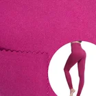 in stock activewear spandex nylon stretch rose red sports gym pants cheap strong fabric