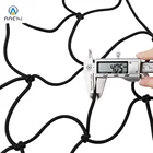 Cargo Net Cargo Net 4mm 60cmx60cm Elastic Luggage Outdoor Cargo Net Heavy Duty With 4 Plastic Hooks