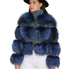 Hot Sale Woman Fur Winter Coat Fashionable Coat Fox Fur Low Price Custom Fur Jacket