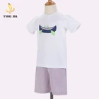 Summer Children Boutique Kids Clothes Short Sleeve Boys Clothing Set