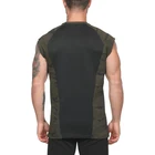 Oem T-shirt Oem OEM Custom Men's Camouflage Print Sleeveless Gym T-shirt Men's Sports Vest