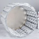 Crystal Factory Direct Sales Cylinder Hand-made Metal Tea Light Candle Holder for Wedding Table Centerpieces ZXS015