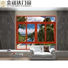 aluminum framed double glazed sliding window