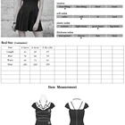 OPQ-395 PUNK RAVE Sexy Dresses Female Clothing Black Dress Woman