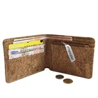 Cork products manufacturers slim OEM/ODM quality cork vegan rfid wallet men
