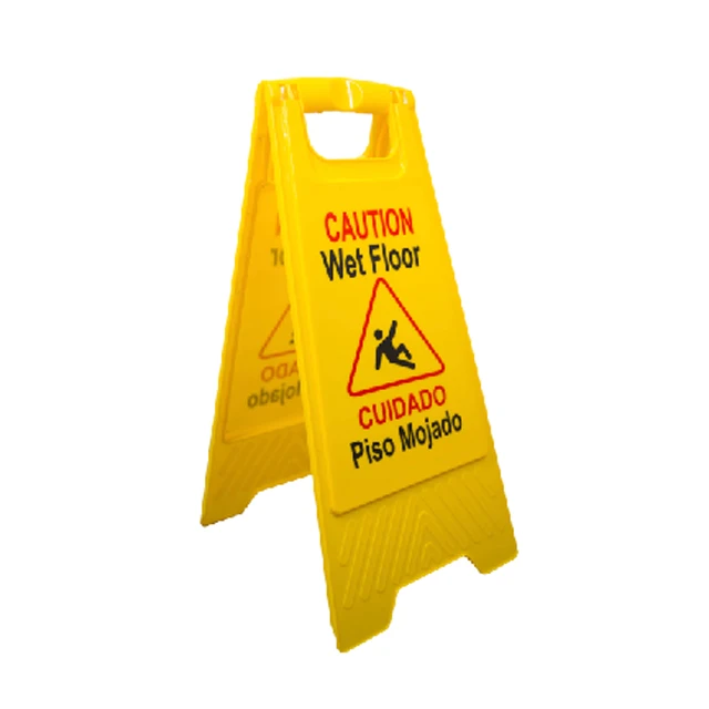 ional Hazard Safety Sign Cleaning Slippery Plastic caution wet floor warning signs in hotel