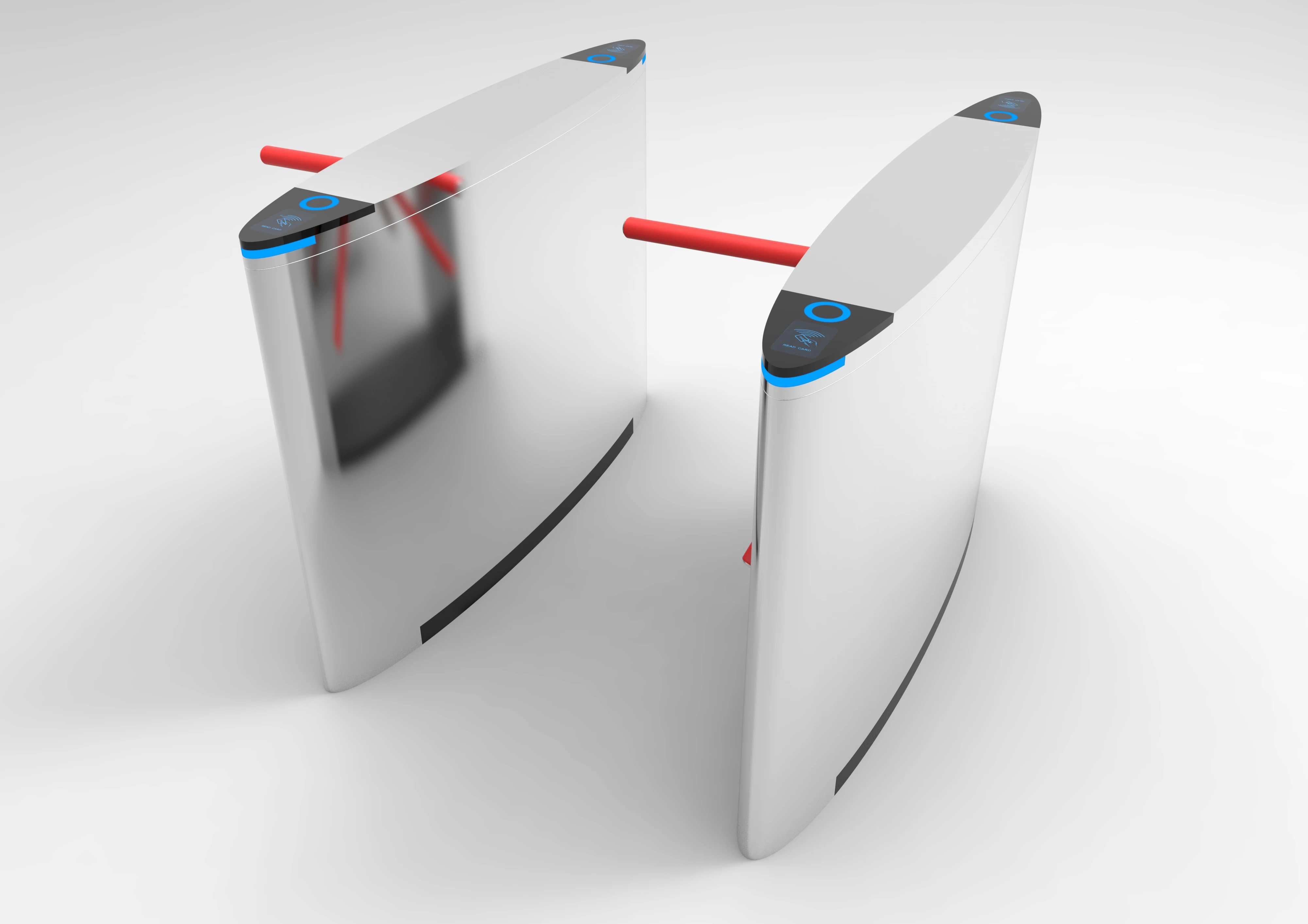 Demi tourniquet de taille d'empreinte digitale de code QR de carte RFID