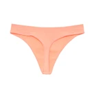 12 colors T-back simple comfort sexy ladies pants low waist cotton plus size sports panties thongs underwear for women