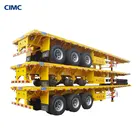 CIMC Dongyue flatbed semi trailer or flat bed trailer
