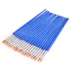 Xinbowen Factory Wholesale Cheap Paintingbrush Single Round Blue Plastic Handle Paint Brush For Painting