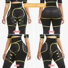 カスタムロゴ女性レディーススリミングシェイプウェアネオプレン戦利品リフター脚ボディシェイパーパンツウエストトレーナー