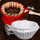 Manufacturer 8inch basket or bowl shape wave filter paper for coffee unbleached tea filter paper