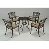 Casting aluminium outdoor furniture set for leisure life factory direct selling