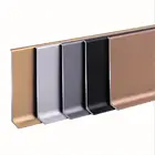 Foshan Customized Aluminum skirting board for wall base protection in flooring accessories
