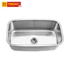 Factory Supply Square Single Size Pakistan Bowl Commercial Stainless Steel Sink