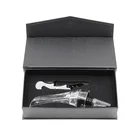 Popular sales wine aerator pourer set with nice black box