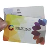wholesale custom card CR80 85.5*54MM pvc clear printing card plastic one side printed name business plastic transparent card