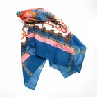 fashion scarf Top selling india muslim head square polyester scarf for malaysia arab hijab