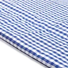 Stocked 110Gsm Woven Grid Plaid Yarn Dyed 65 polyester 35 cotton Thin Shirt Cloth Fabric For Sale