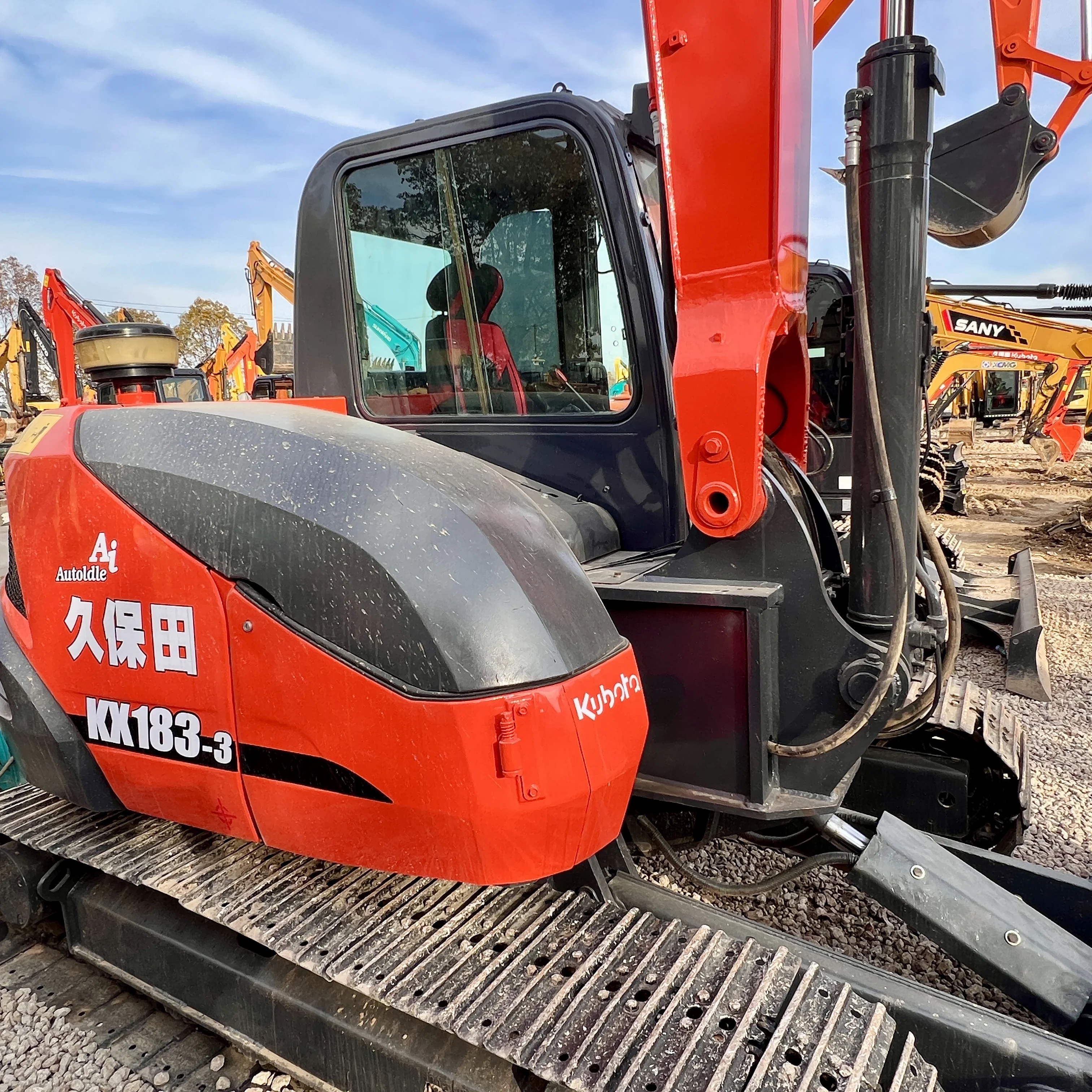 Good Condition Kubota Engineering Used Excavator Construction Machine