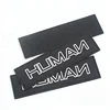 Personalized Design Custom 3D Embossed Brand Name Logo Soft PVC Rubber Patches for Jackets