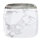 Factory Low Price Square Melamine Dish, Good Quality Plastic Dinnerware Sets Marble Plates