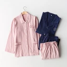 private label cheap womens cotton couple pajamas