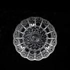 17PK wholesales decorative 7 inch small plate glass for table ware plates with 3 legs