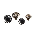 Furniture birdcage door knob cabinet wooden handle