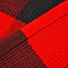 Amazon's hot products cotton woven black and red buffalo plaid rug floor mat for bedroom nonslip