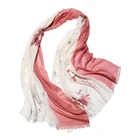 Spring New arrival Color matching silk scarf Cashmere printed Floral print scarf
