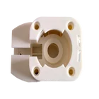 white plastic mouldings prototype plastic parts OEM ODM PP PVC spare parts plastic injection molding