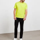 Popular mens custom logo design 100% cotton round neck short sleeve tshirt